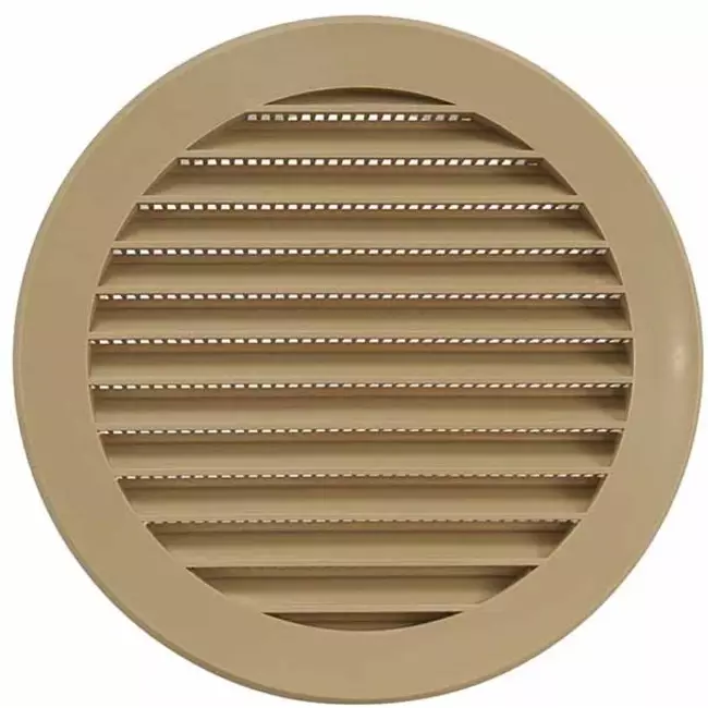Diámetro de la rejilla 125 mm beis - VR125Y
