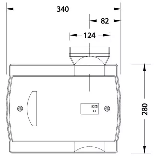 Orcon Compact 10P 320 m³/h - tapón perilex