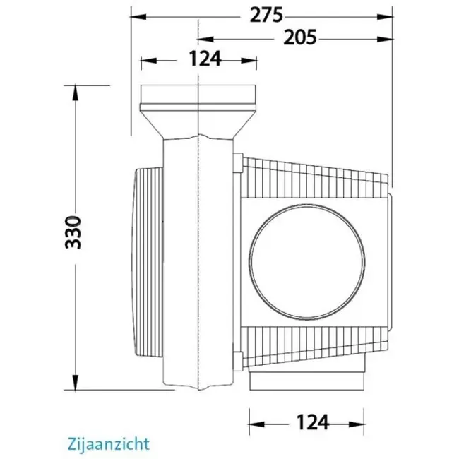 Orcon Compact 10P 320 m³/h - tapón perilex