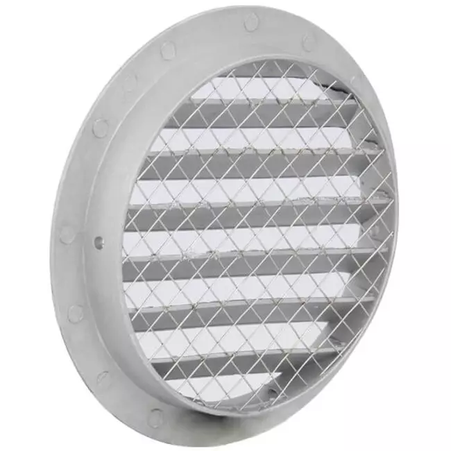 Rejilla exterior de aluminio Ø 80mm - DSAV080
