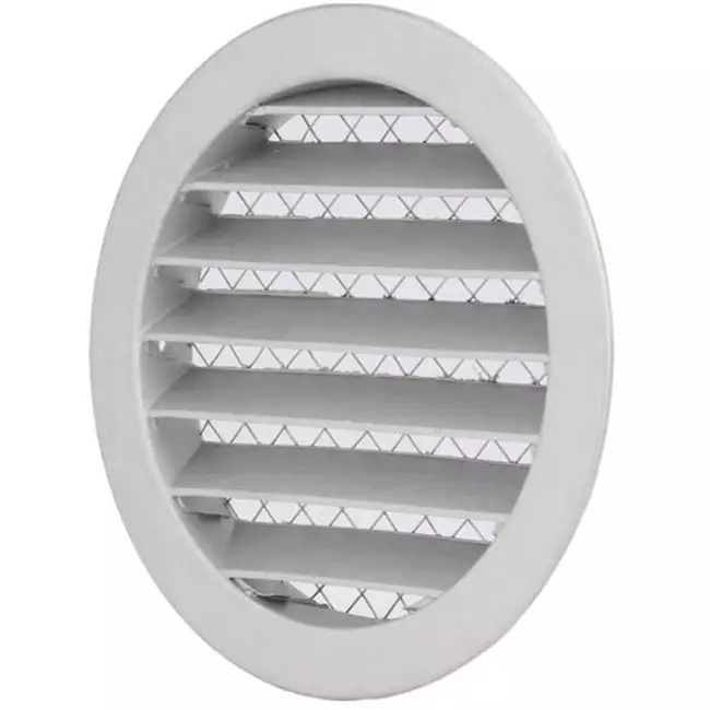 Rejilla exterior de aluminio Ø 80mm - DSAV080