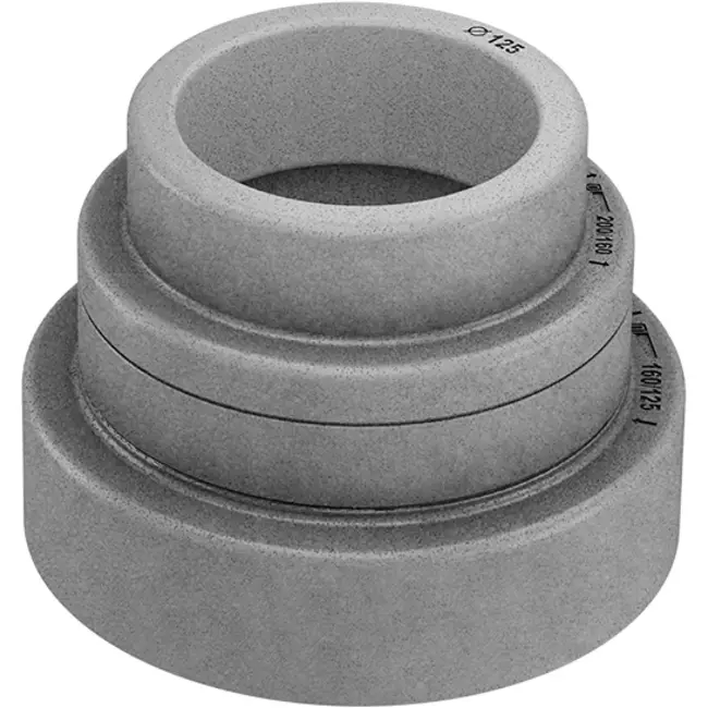 Reductor para tubo aislado 125/160/200mm
