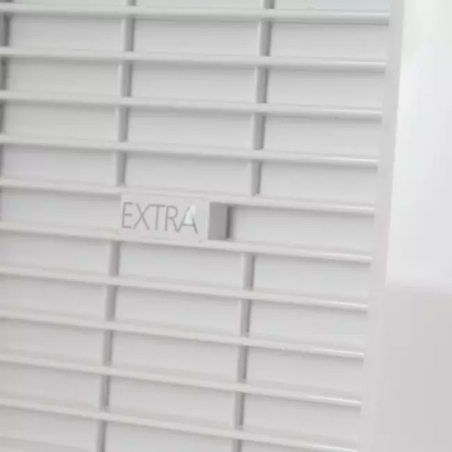 Europlast extractor de baño Ø 100 mm Blanco con trampilla de cierre automático - lujo X100Z