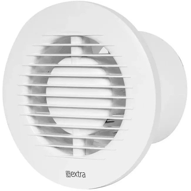 Extractor de baño redondo Ø 100 mm blanco - básico EA100