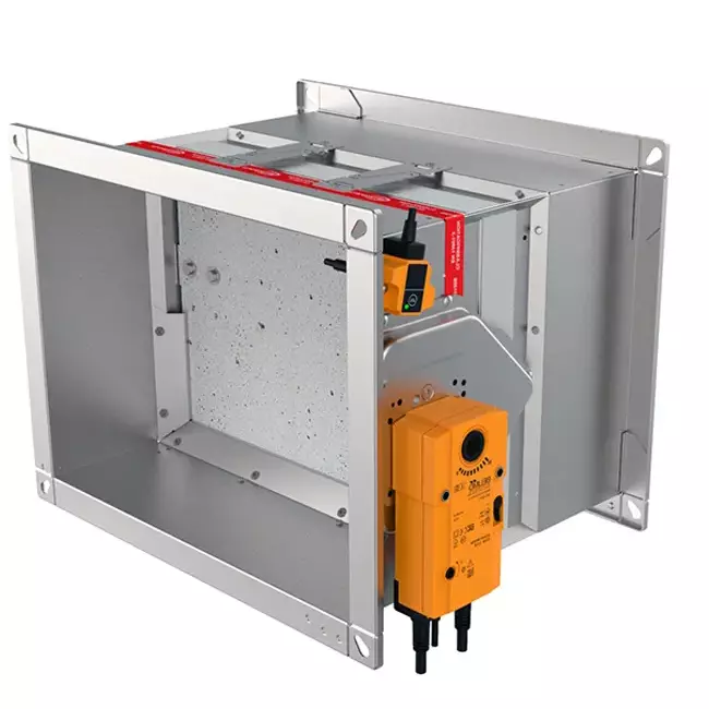 Actuador rectangular compuerta cortafuegos 24V - E-FD25 200x600 M24 S