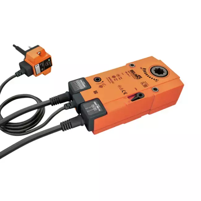 Servomotor de compuerta cortafuegos 24V, 18 Nm, abrir/cerrar - E-BF24 T