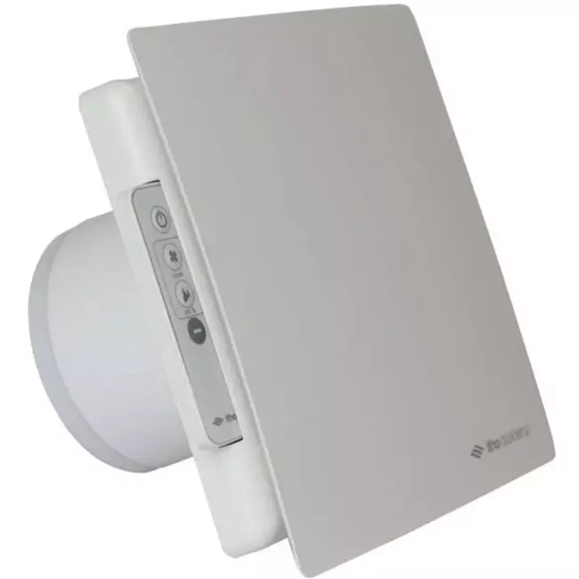 Extractor de baño Ø100 mm - Temporizador, sensor de humedad y mando a distancia BTV-ssst Supreme