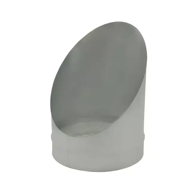Tubo difusor diámetro 100 mm 45 grados (Sendz. Verz.) RAL7035