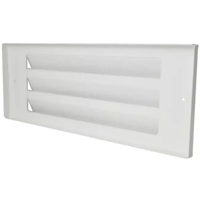 Rejilla de pared exterior de montaje en superficie 300mm x 100 mm BLANCO