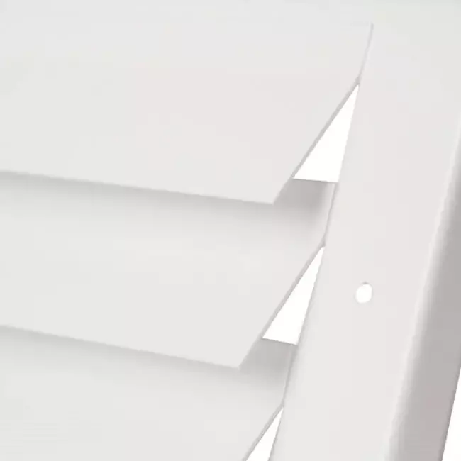 Rejilla de pared exterior de montaje en superficie 300mm x 100 mm BLANCO