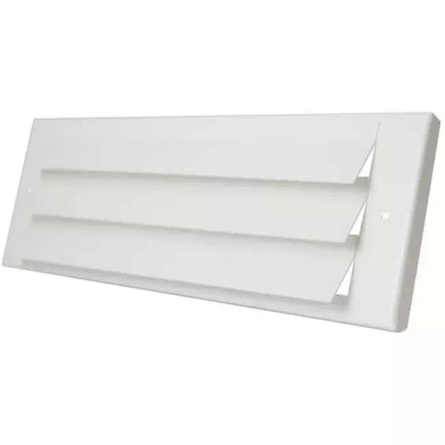 Rejilla de pared exterior de montaje en superficie 300mm x 100 mm BLANCO