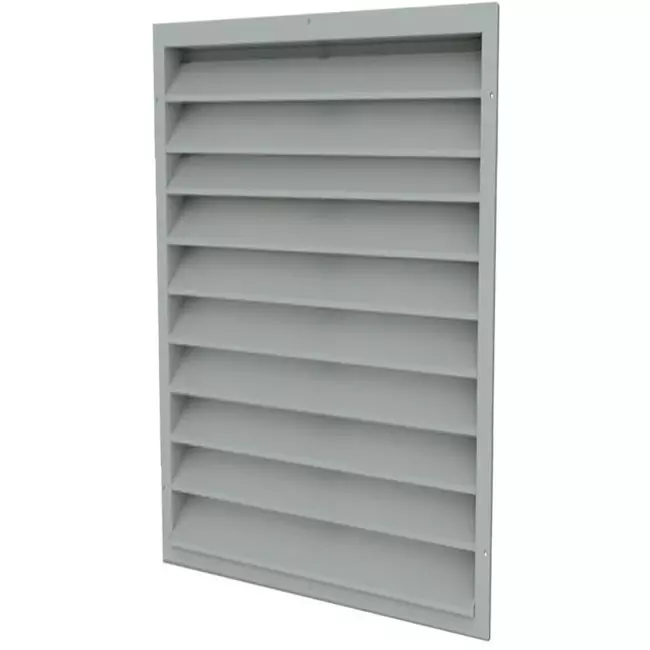 Rejilla de acero galvanizado para muro exterior 300x1000