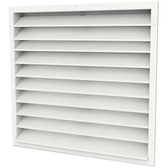 Rejilla de aluminio para muro exterior 600x600 (WB803)