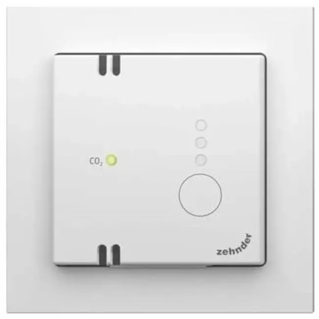 Sensor de CO2 Zehnder 0-10 V 55 empotrado