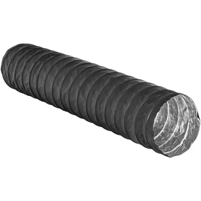 Manguera de ventilación Combidec de aluminio con capa exterior de poliéster NEGRO Ø 100 mm (10 metros)