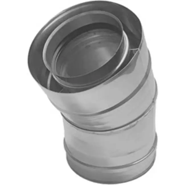 Diámetro concéntrico 130 - 200 mm curva 30 gr I316L/I304 (D0,5/0,6) (incl. junta de goma de estanqueidad)
