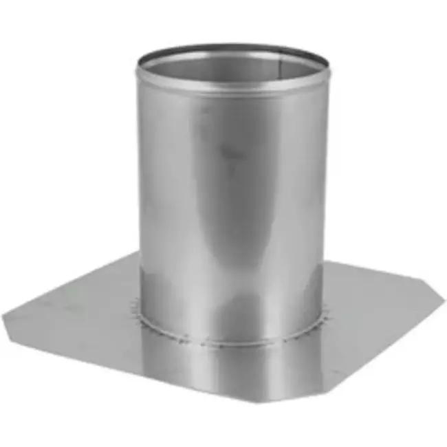 Racor de tejado para tubo de 500 mm de diámetro tejado plano INOX