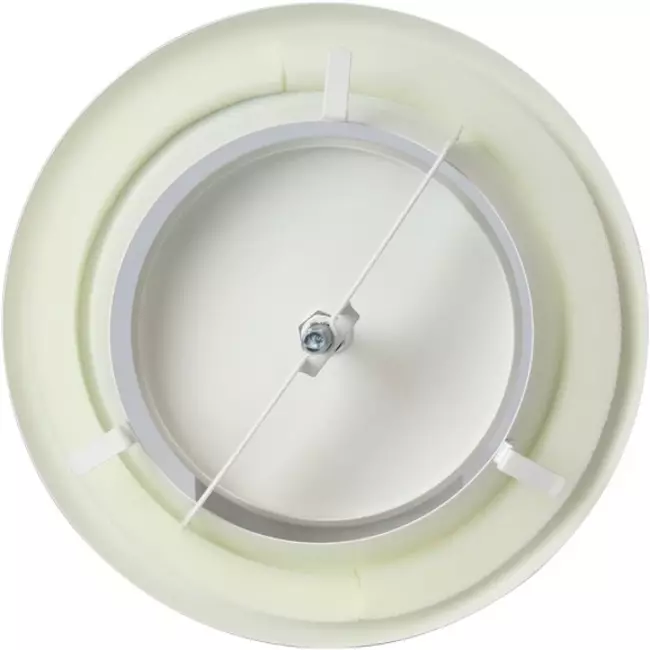 Válvula de extracción de ventilación metálica Ø 200 mm RAL 9010 con muelles de sujeción - DVSC200