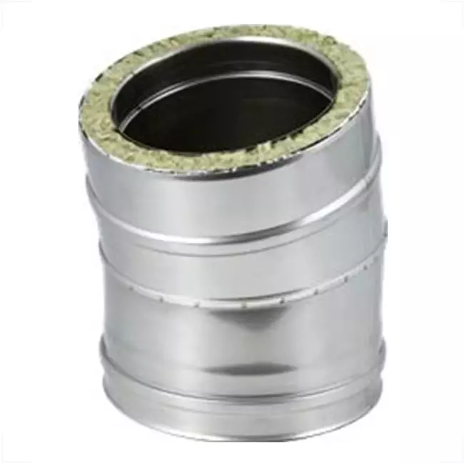 Diámetro DW 250 mm (250/300) curva 15º I316L/I304 (D0,5/0,6)