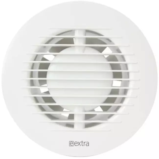 Extractor de baño redondo Ø 100 mm blanco - básico EA100