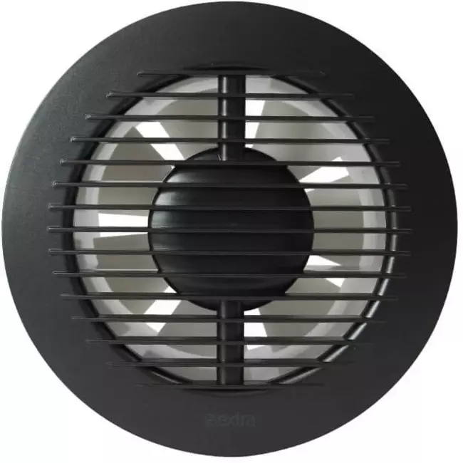 Extractor de baño redondo Ø 120 mm antracita - básico EA125A