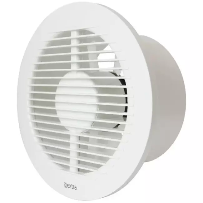 Extractor de baño redondo Ø 150 mm blanco - básico EA150