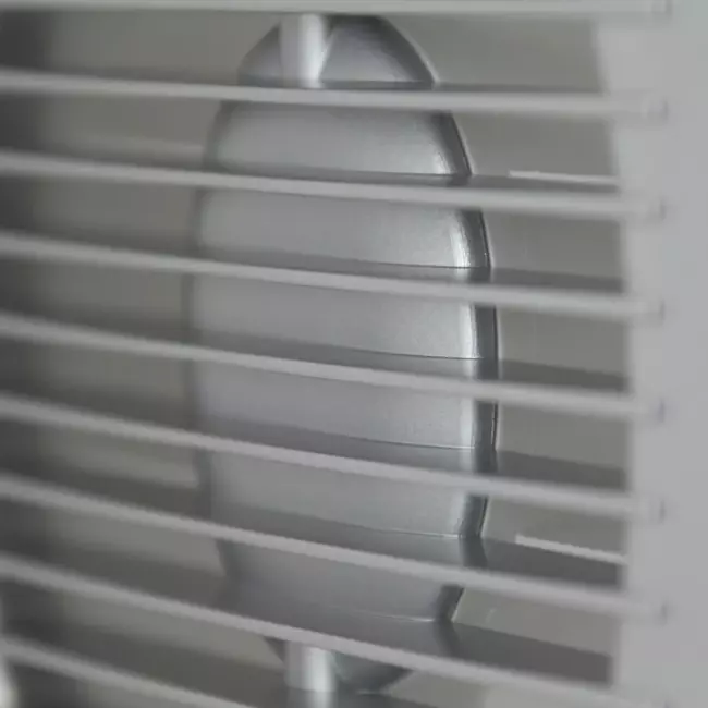 Extractor de baño Ø 100 mm plateado con temporizador - estándar EE100TS