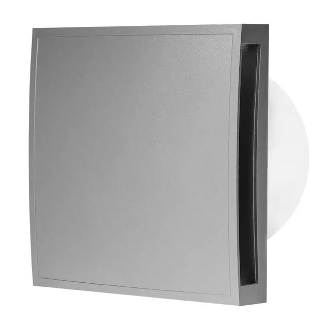 Extractor de baño Ø 100mm plateado - Design EET100S