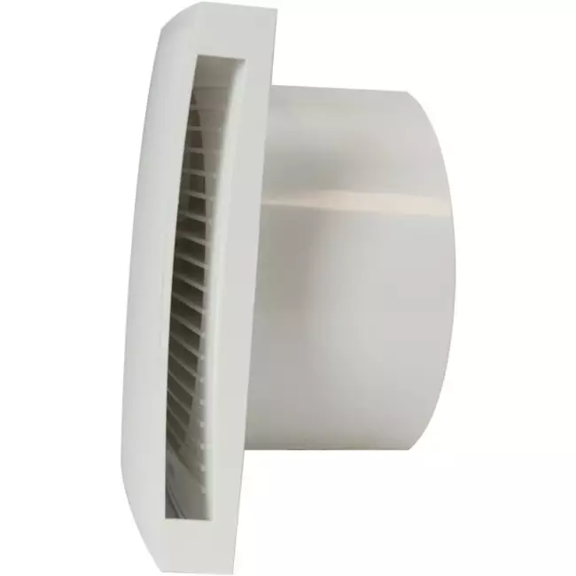 Extractor de baño Ø 100 mm blanco con temporizador - Design EET100T