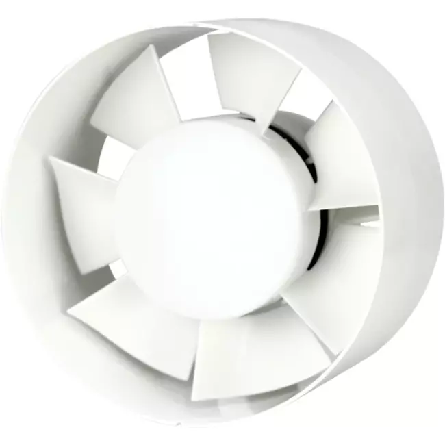 Ventilador de tubo de plástico con temporizador Ø100 mm - EK100T