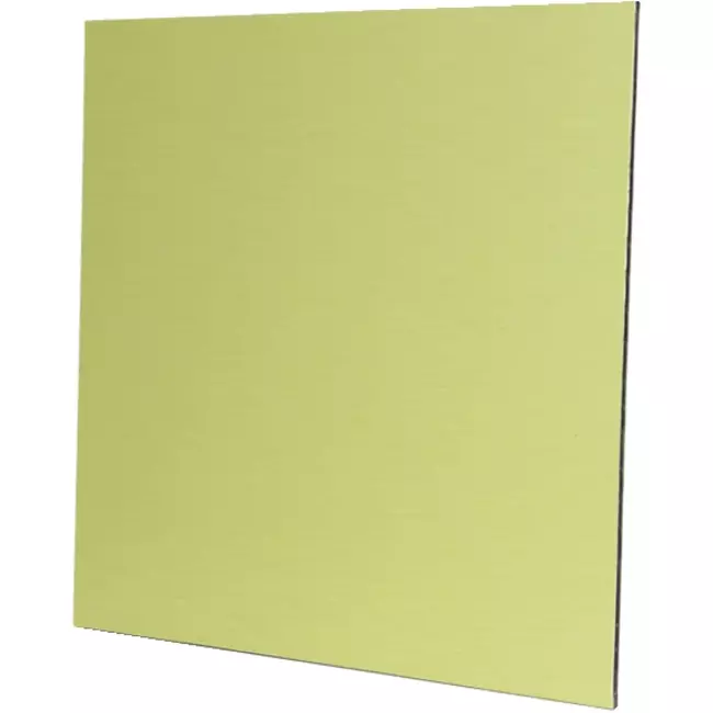 Rejilla 15x15 cm con frontal de aluminio dorado