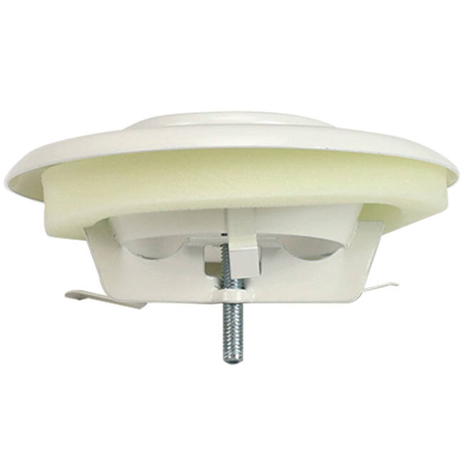 Válvula de escape de ventilación metálica 160mm con muelles de fricción - DVS-C160 - RAL 9016