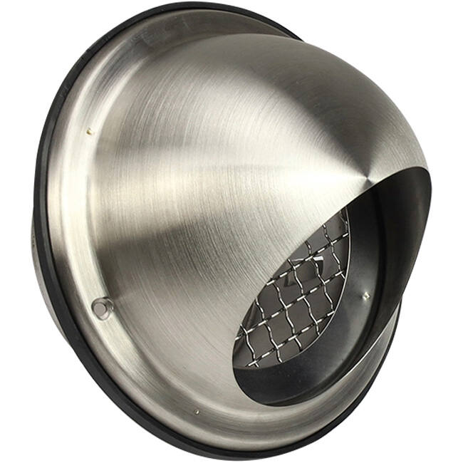 Rejilla convexa de acero inoxidable 100mm tránsito pared - EL-SS-B100 SS