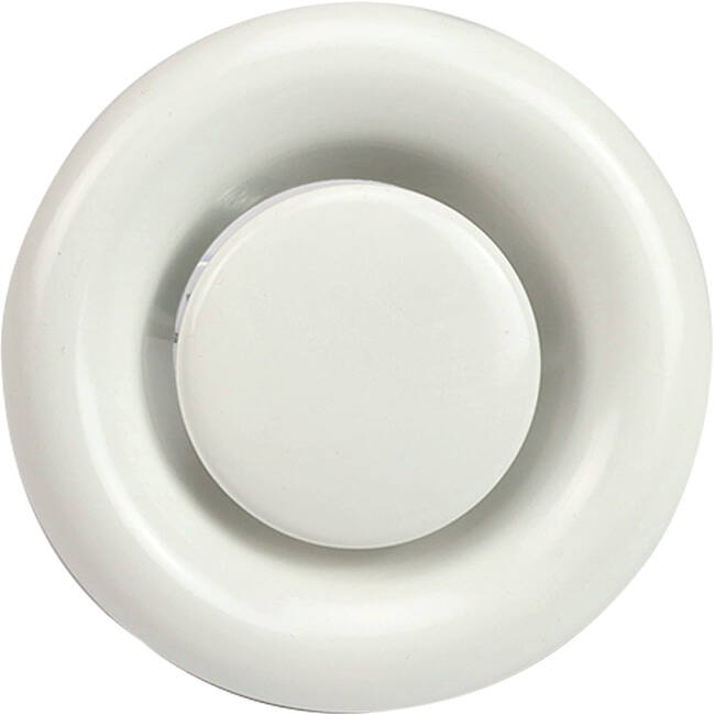 Válvula de escape de ventilación 200 mm metal - E-DVS200 RAL9010