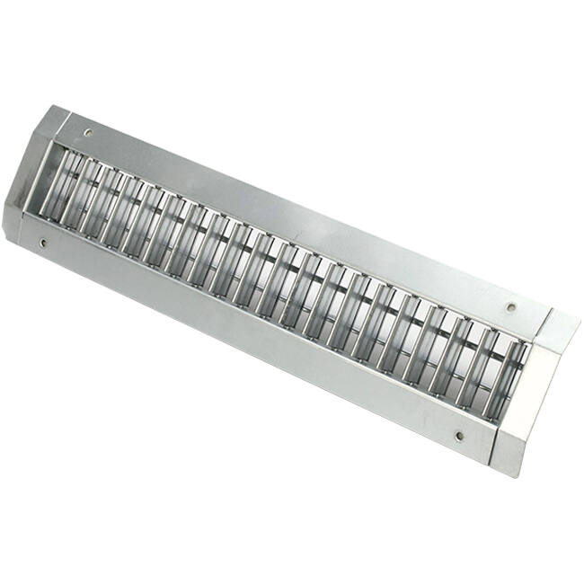 Rejilla doble ajustable 425x75mm para tubo de 160 a 400mm - DGS-DB425x75