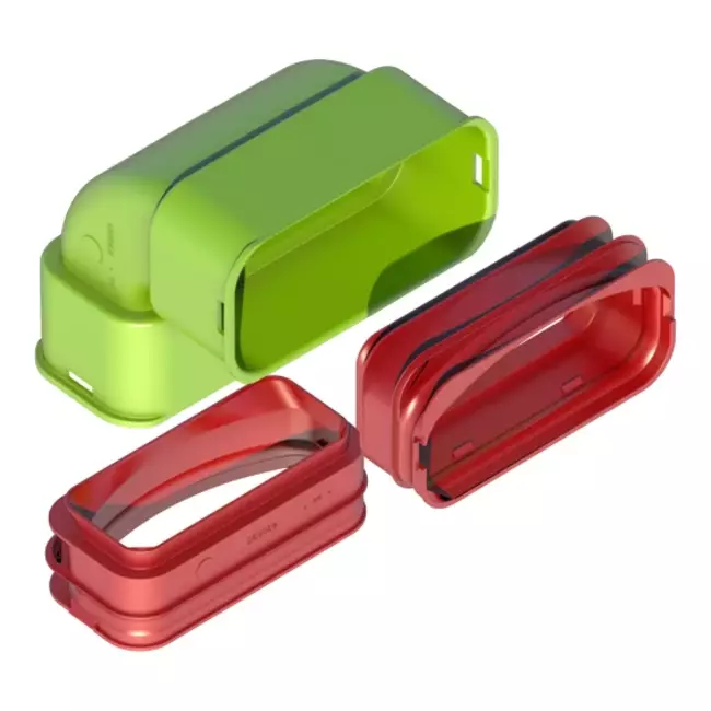 Codo vertical del kit Ubbink Air Excellent 55SC