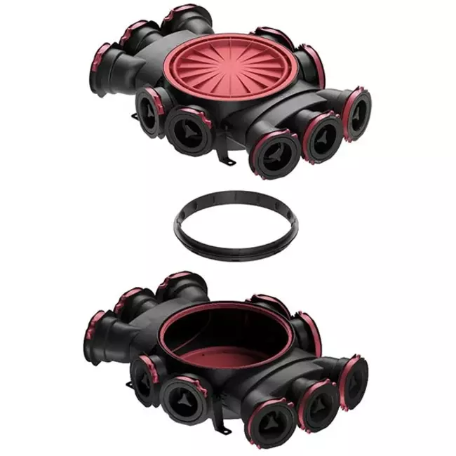Caja de distribución de aire Heatpex Aria (10 x 75 mm)