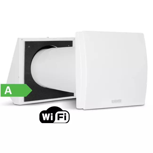 WTW HRU descentralizada de pared con módulo Wi-Fi 60 m³/h - Ø150 - HRU-WALL-WI-150-60