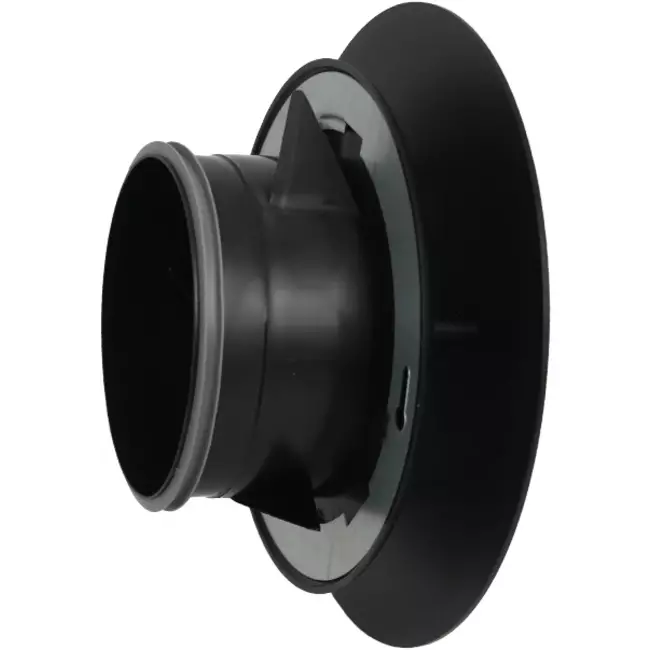 Válvula RLV Imaginair grande Ø 125 mm - muelles de instalación + anillo - negro
