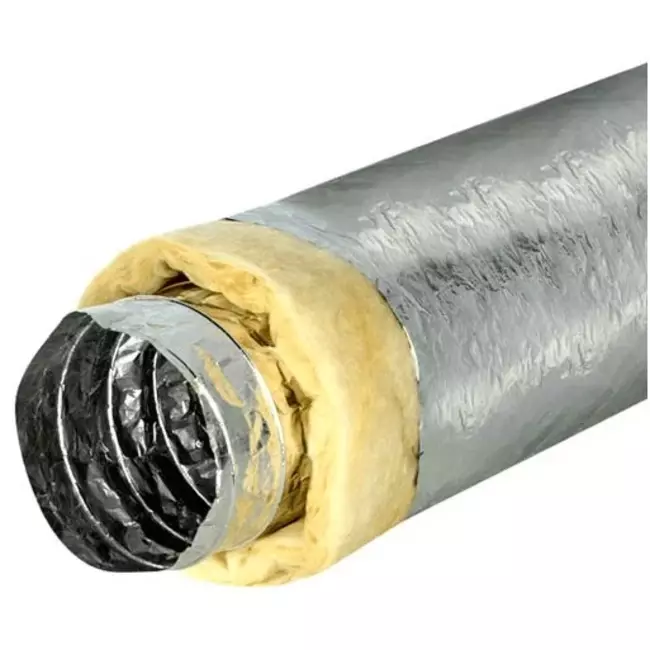 Manguera de ventilación Isodec Ø100 mm con aislamiento térmico (10 metros)