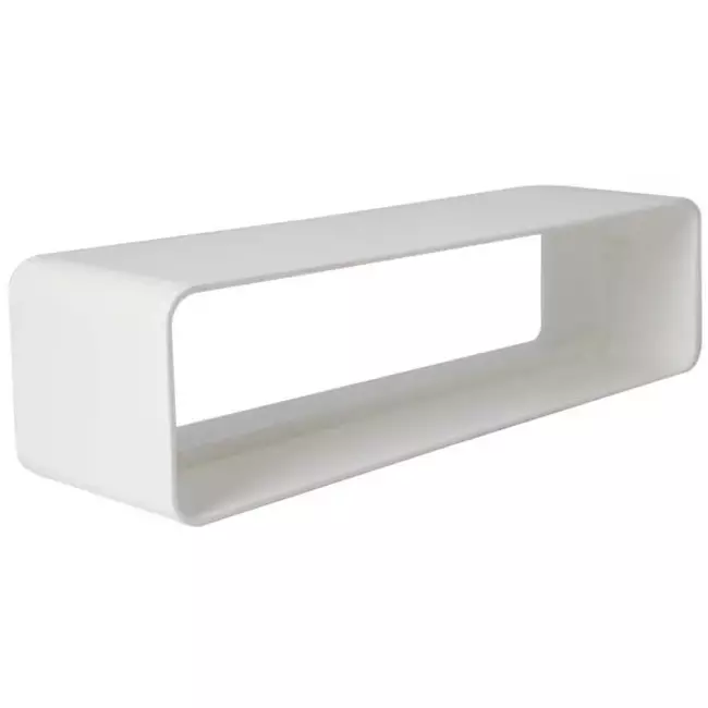 Conector rectangular de plástico 220x55 mm - KS25