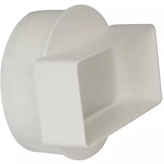 Reductor rectangular de plástico Ø 100 mm - 110x55 mm - KSD1