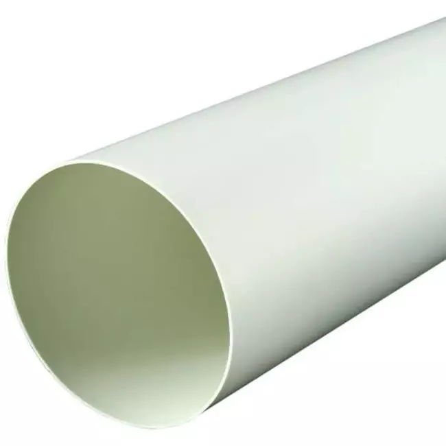 Tubo de ventilación redondo de plástico Ø 100 mm L=1 metro A100-1