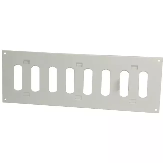 Rejilla metálica rectangular ajustable 300x100 blanco - MR3010R - RAL9016