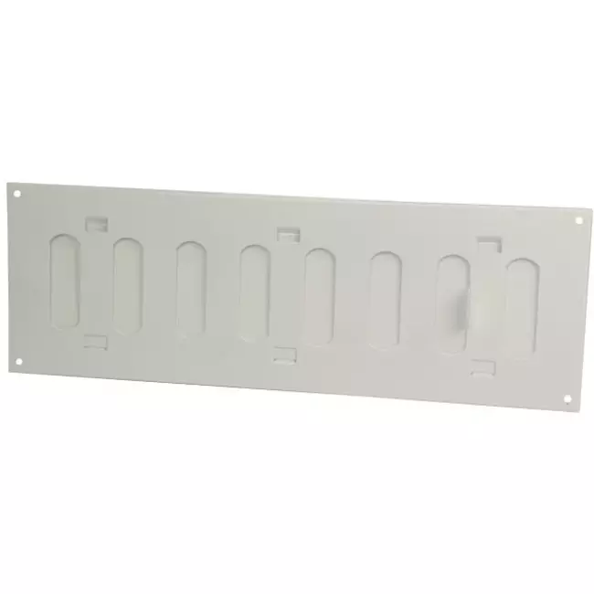 Rejilla metálica rectangular ajustable 300x100 blanco - MR3010R - RAL9016