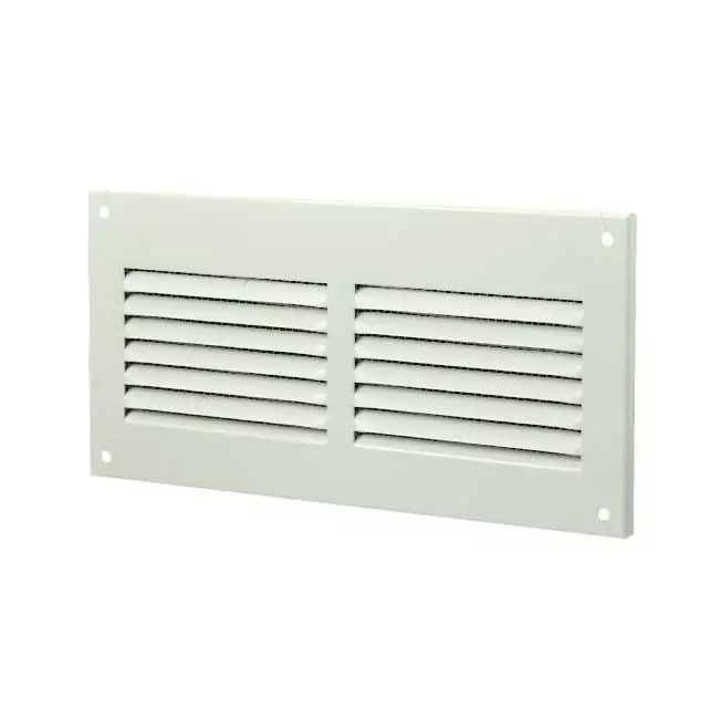 Ranura metálica rectangular 200x100 blanco - MR2010