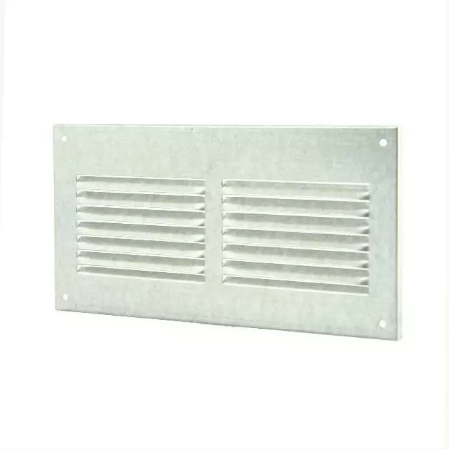 Ranura metálica rectangular 200x100 zinc - MR2010ZN