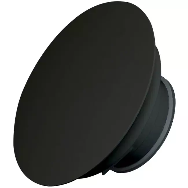Válvula RLV Imaginair grande Ø 125 mm - muelles de instalación + anillo - negro