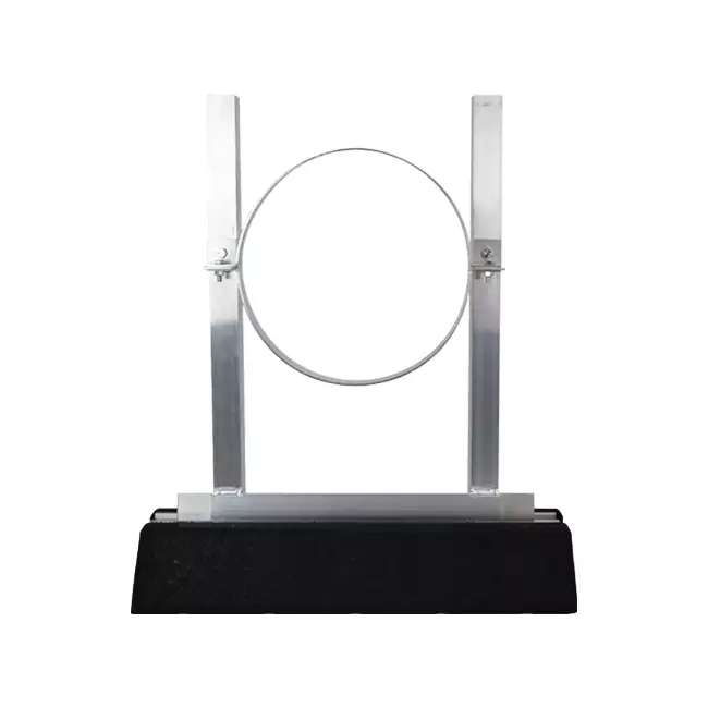 Soporte de techo de aluminio para tubo helicoidal de 160 mm de diámetro