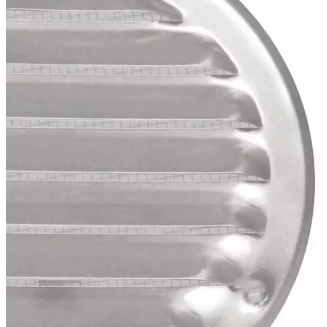 Rejilla metálica de ventilación redonda Ø 200mm zinc - MR200ZN
